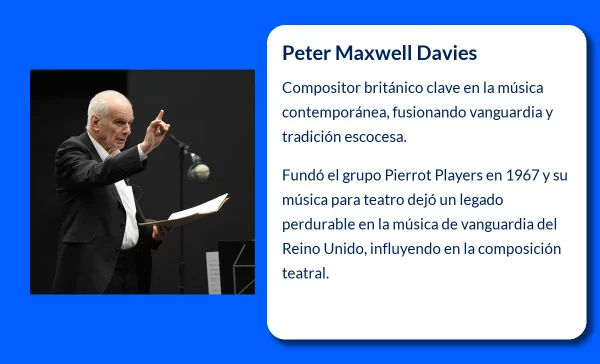 Peter Maxwell Davies (1934-VVVV). El genio inglés que revolucionó la música contemporánea desde las Islas Orcadas