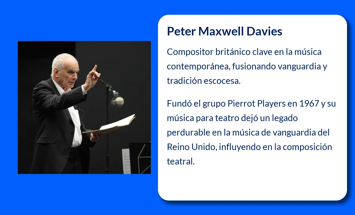 Peter Maxwell Davies (1934-VVVV). El genio inglés que revolucionó la música contemporánea desde las Islas Orcadas
