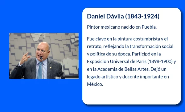 Daniel Dávila (1843-1924): El retratista y maestro mexicano que dejó una huella en la pintura costumbrista