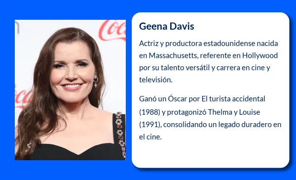 Geena Davis (1957-VVVV): La actriz que deslumbró Hollywood con su talento y belleza