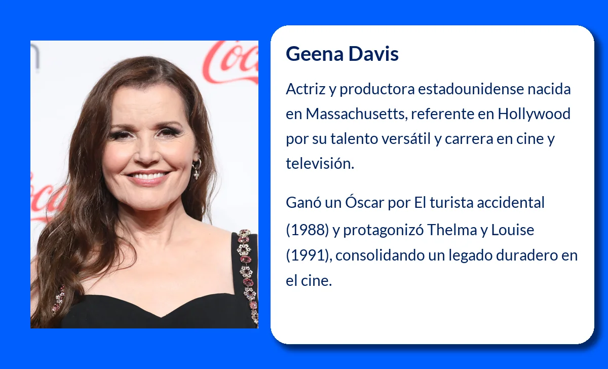Geena Davis (1957-VVVV): La actriz que deslumbró Hollywood con su talento y belleza