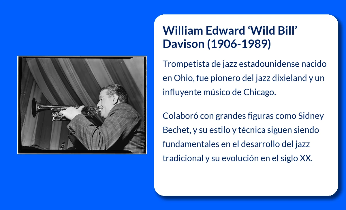 William Edward 'Wild Bill' Davison (1906-1989): El legado del trompetista de jazz de Chicago
