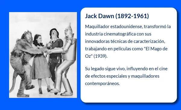 Jack Dawn (1892-1961). El maestro del maquillaje cinematográfico que transformó Hollywood