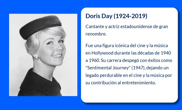 Doris Day (1924-2019): Un Ícono del Cine y la Música Estadounidense