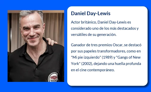 Daniel Day-Lewis (1957-VVVV): El Actor Británico que Dejó una Huella Profunda en el Cine