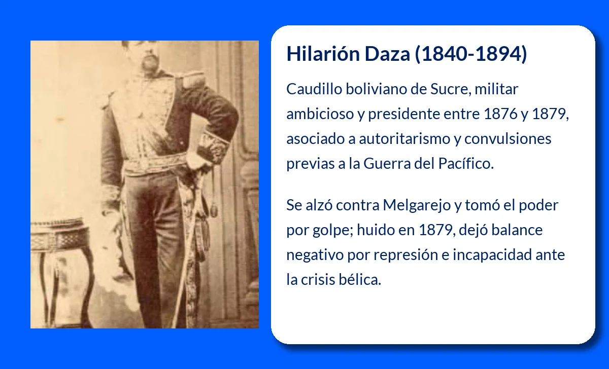 Hilarión Daza (1840-1894). El Caudillo y su Ascenso al Poder