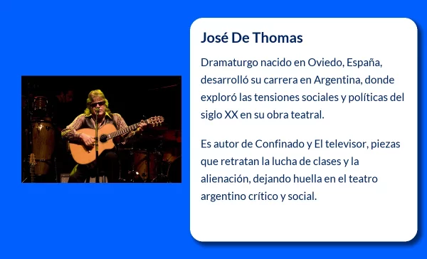 José De Thomas (1922-?): El dramaturgo argentino que retrató las sombras de la humanidad