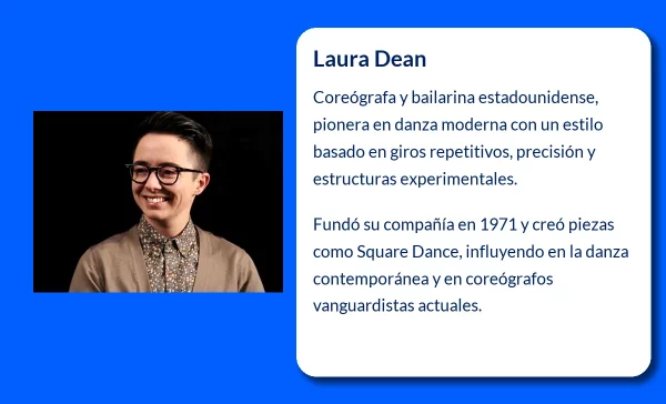 Laura Dean (1945-VVVV). La coreógrafa que revolucionó la danza moderna con giros infinitos