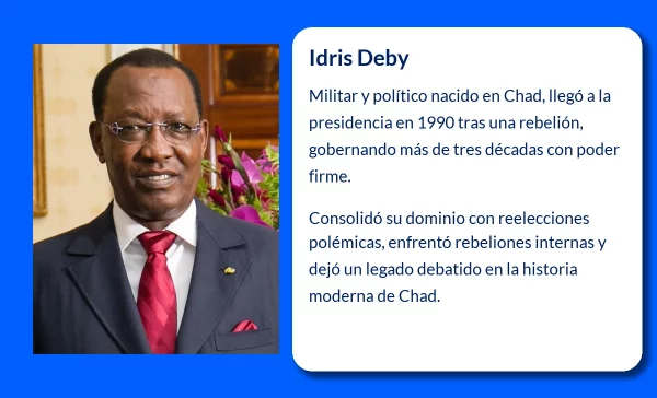 Idris Deby (1952-VVVV). El líder chadiano que transformó el destino de Chad