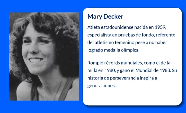 Mary Decker (1959-VVVV): La atleta que desafió las adversidades y dejó huella en la historia del atletismo