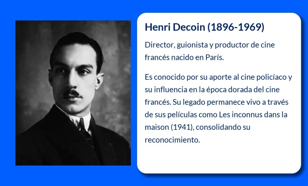 Henri Decoin (1896-1969): El Cineasta Francés que Dejó Huella en la Época Dorada del Cine Policíaco
