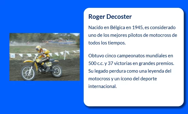 Roger Decoster (1945-VVVV): El Legado del Mejor Piloto de Motocross de Todos los Tiempos