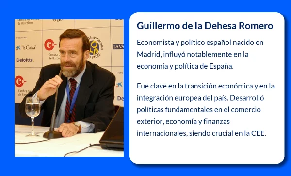 Guillermo de la Dehesa Romero (1941-VVVV). Un destacado economista y político español