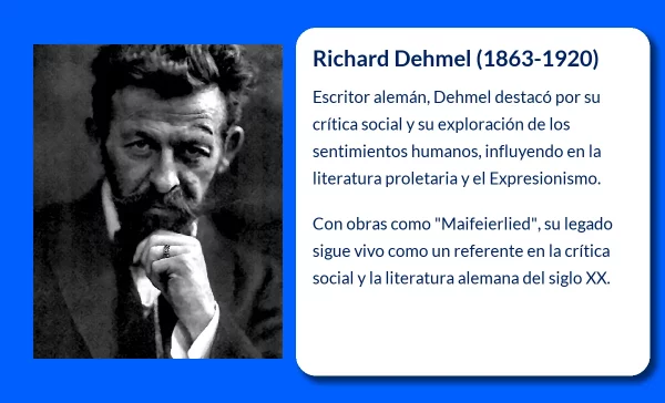 Richard Dehmel (1863-1920): El escritor alemán que marcó la literatura con su crítica social y su exploración de los sentimientos humanos