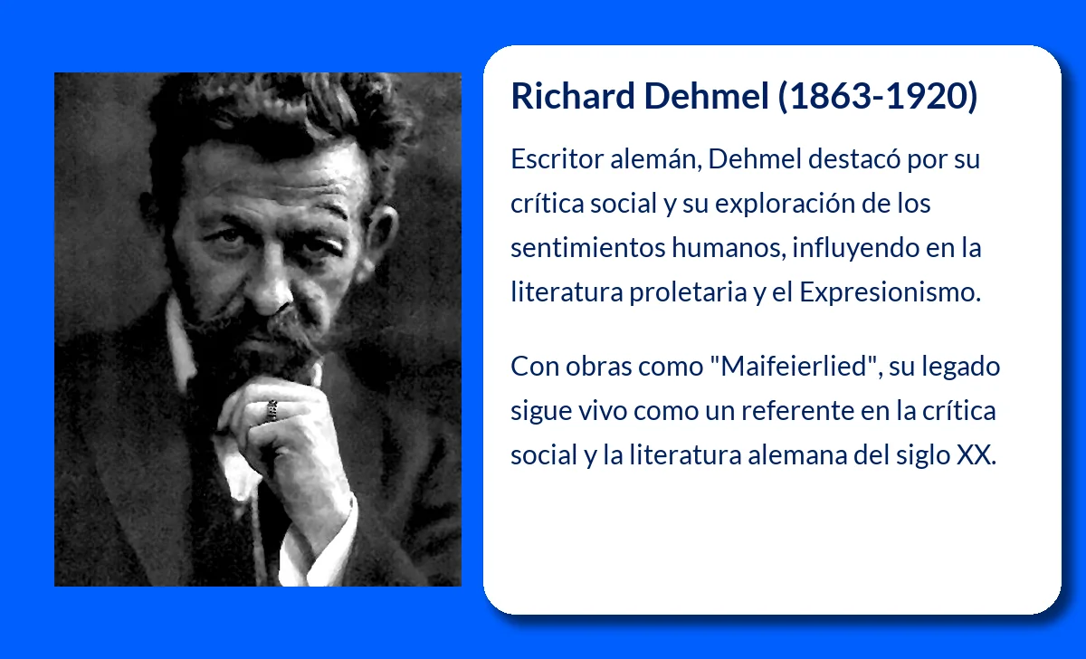 Richard Dehmel (1863-1920): El escritor alemán que marcó la literatura con su crítica social y su exploración de los sentimientos humanos