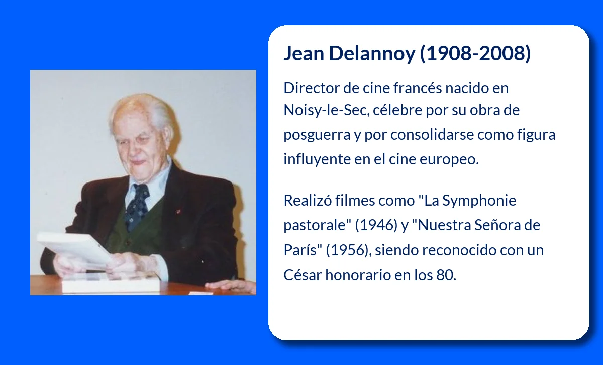 Jean Delannoy (1908-2008): Un director fundamental en el cine francés
