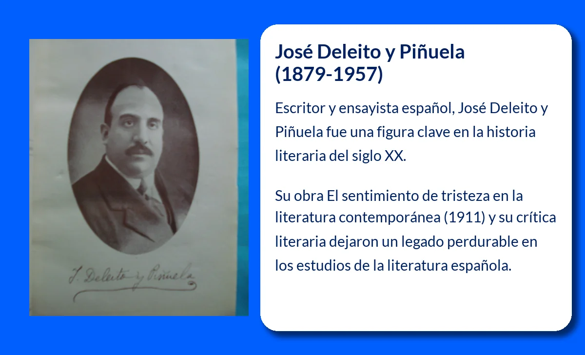 José Deleito y Piñuela (1879-1957): El Catedrático y Ensayista que Definió la Historia y la Literatura Contemporánea