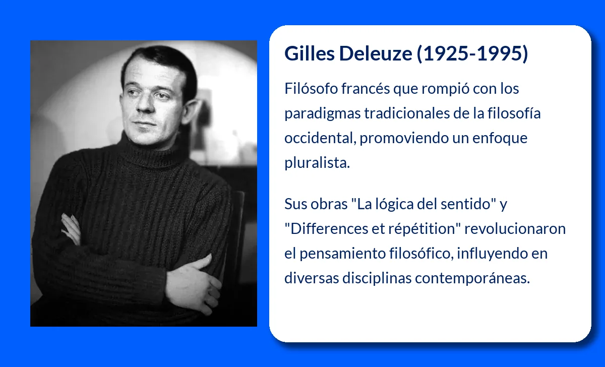 Gilles Deleuze (1925-1995). El pensador que desafió la filosofía tradicional