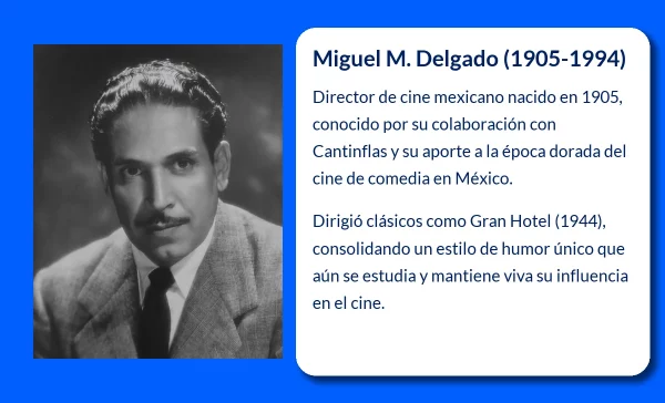 Miguel M. Delgado (1905-1994). El director de cine que dio forma al humor mexicano