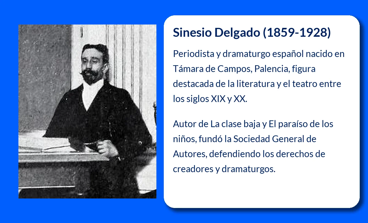 Sinesio Delgado (1859-1928): El periodista y dramaturgo que marcó una era en el teatro y la prensa española