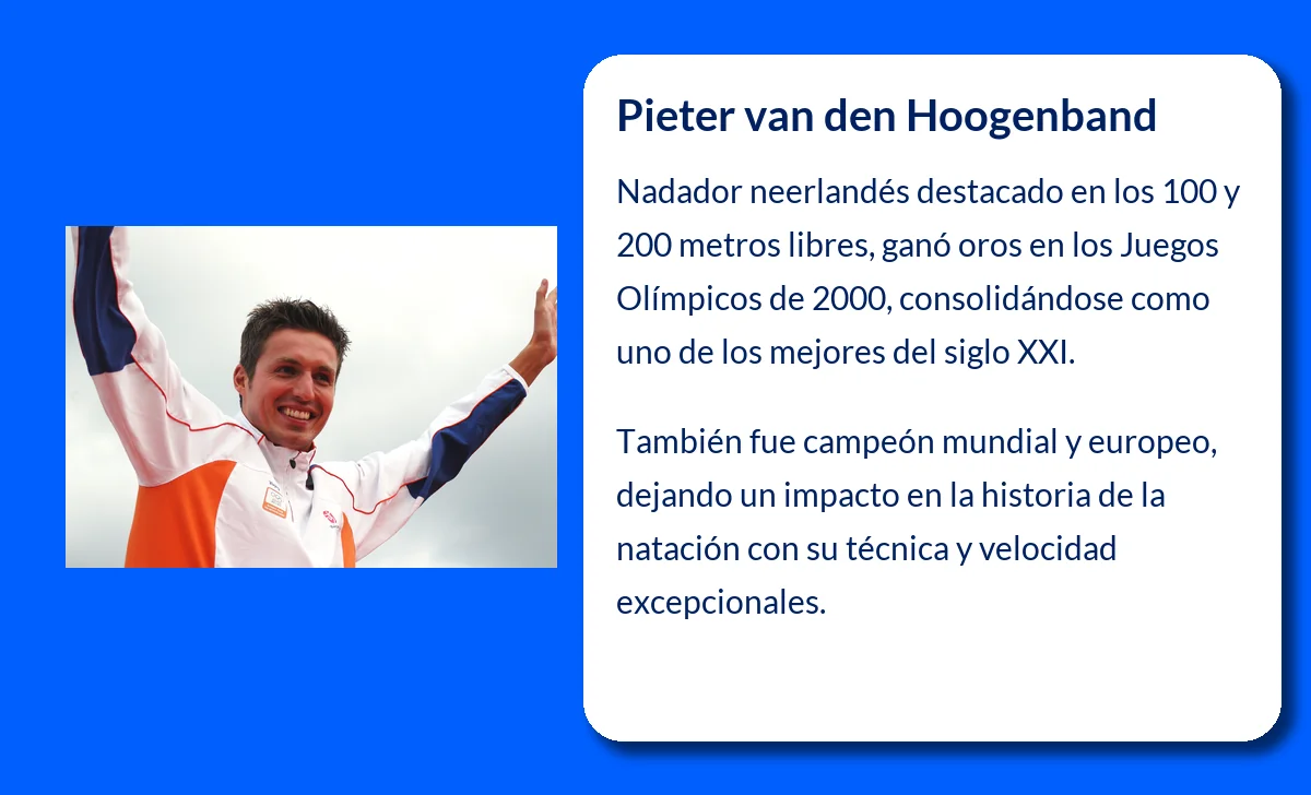 Pieter van den Hoogenband (1978-VVVV): El gigante de la natación olímpica