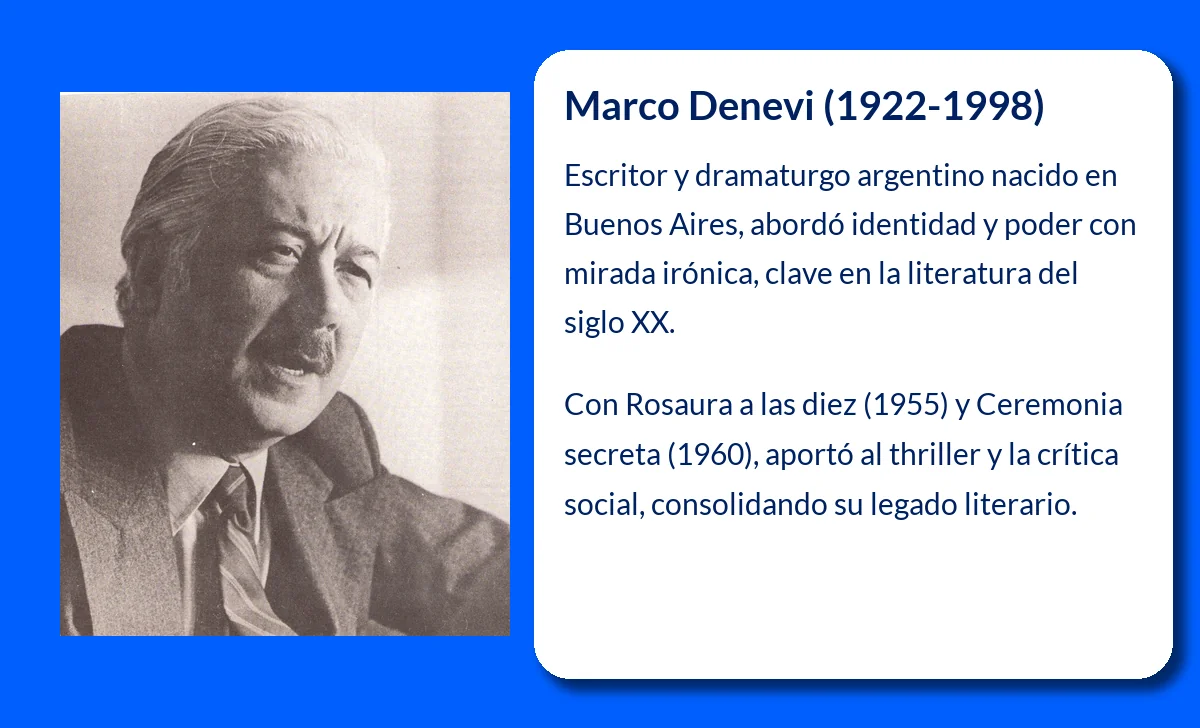 Marco Denevi (1922-1998): El narrador y dramaturgo argentino que exploró la ironía de la sociedad