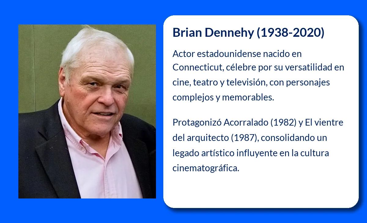 Brian Dennehy (1938-2020). El carismático actor estadounidense que conquistó la pantalla y el escenario