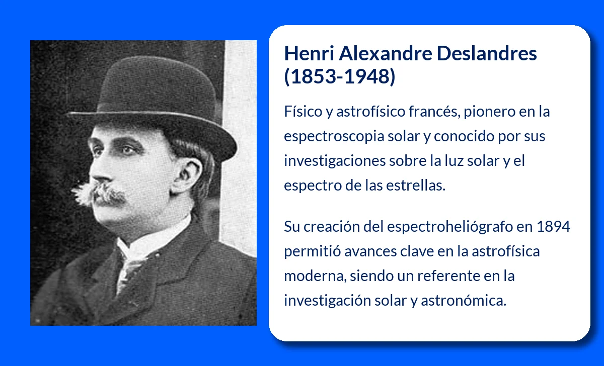 Henri Alexandre Deslandres (1853-1948). El físico que iluminó los secretos del Sol