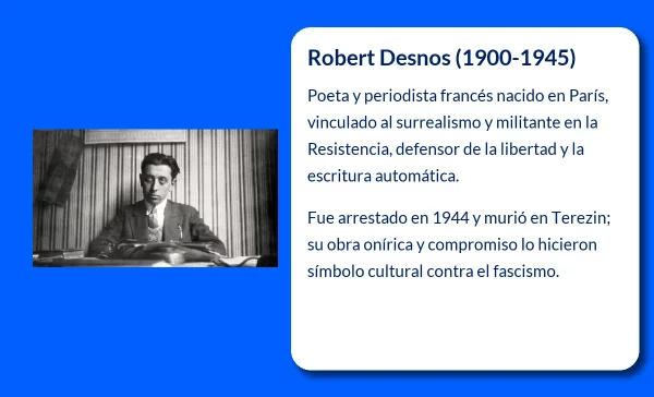 Robert Desnos (1900-1945). El poeta surrealista que desafió al fascismo con la palabra