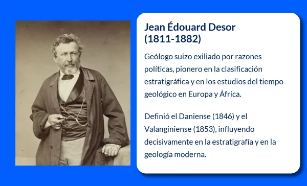 Jean Édouard Desor (1811-1882). El geólogo suizo que definió límites clave del tiempo geológico