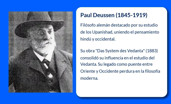 Paul Deussen (1845-1919). El filósofo que unió el pensamiento hindú y occidental