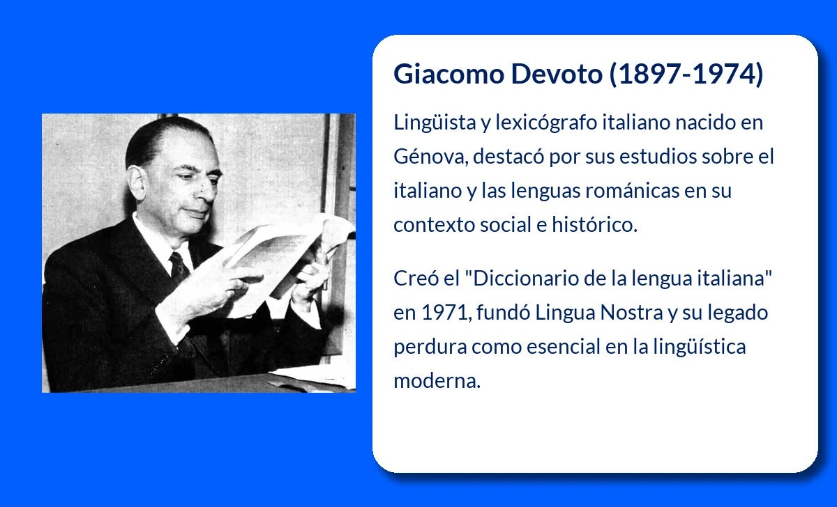 Giacomo Devoto (1897-1974): El lingüista que dejó una huella indeleble en los estudios del lenguaje