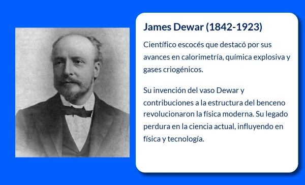 Sir James Dewar (1842-1923). El visionario de la calorimetría y la química explosiva