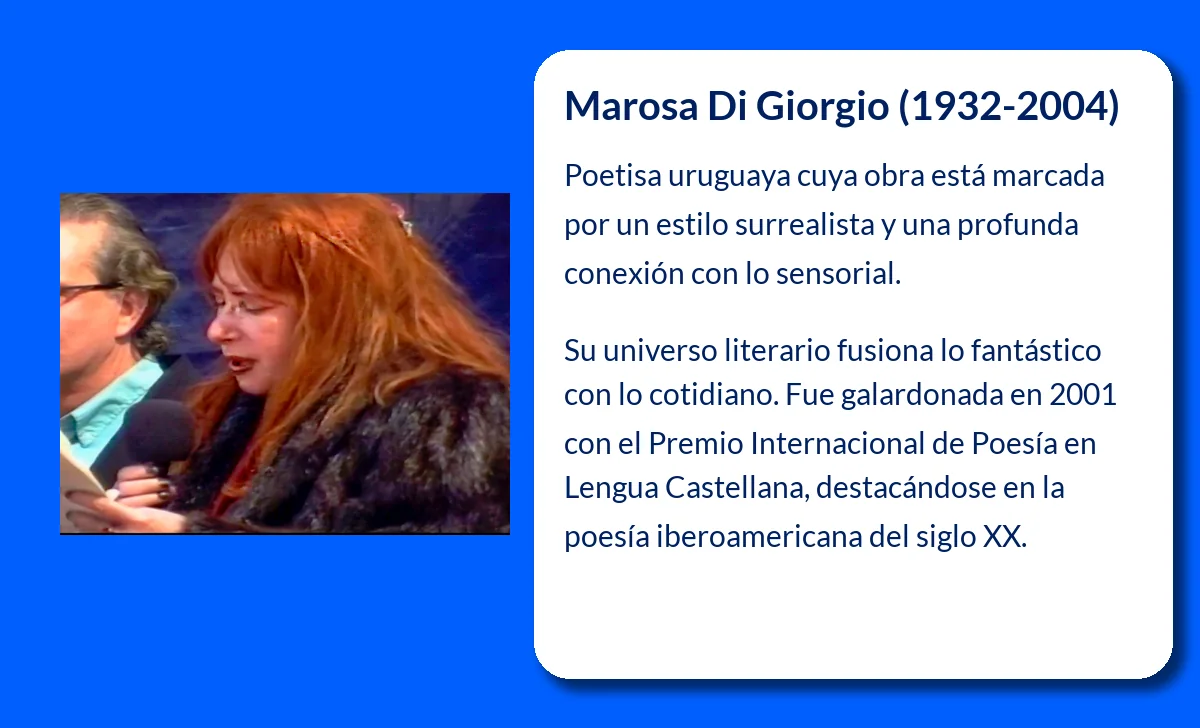 Marosa Di Giorgio (1932-2004). La voz surrealista de la poesía uruguaya con un universo mágico inigualable