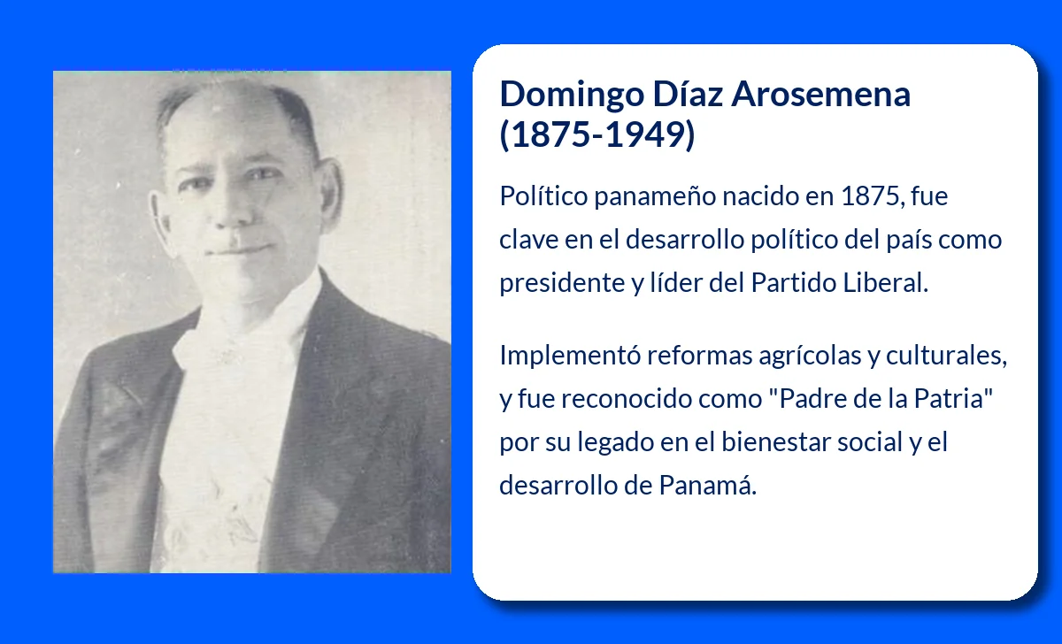 Domingo Díaz Arosemena (1875-1949): El político que marcó la historia de Panamá