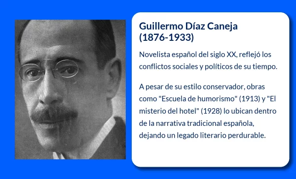 Guillermo Díaz Caneja (1876-1933). El novelista español cuya obra se desenvuelve en la tradición literaria de su tiempo