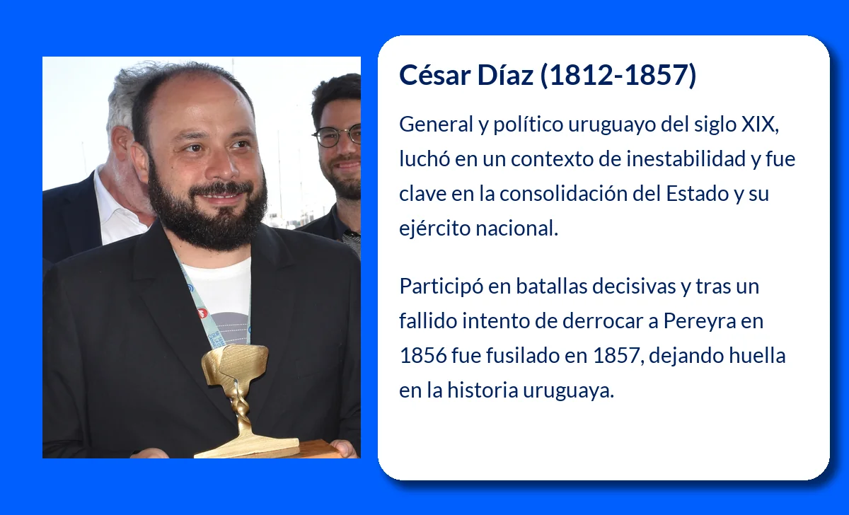 César Díaz (1812-1857). El general y político uruguayo que luchó por el poder en un Uruguay convulso