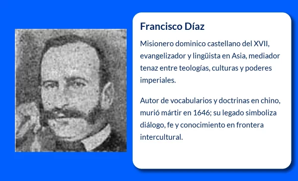 Francisco Díaz (¿?-1646). El misionero dominico español mártir en China