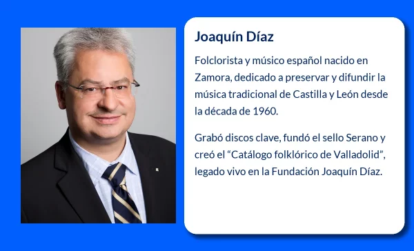Joaquín Díaz (1947-VVVV): El legado del folclorista español que preservó la tradición musical de Castilla y León