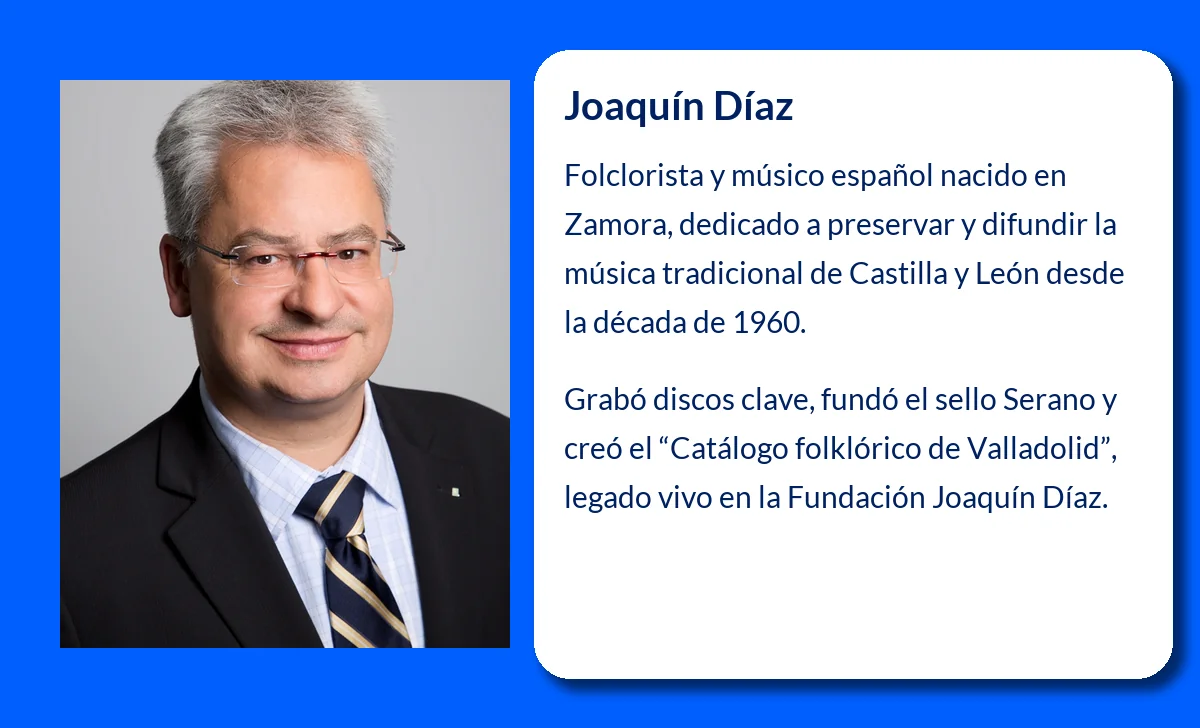 Joaquín Díaz (1947-VVVV): El legado del folclorista español que preservó la tradición musical de Castilla y León