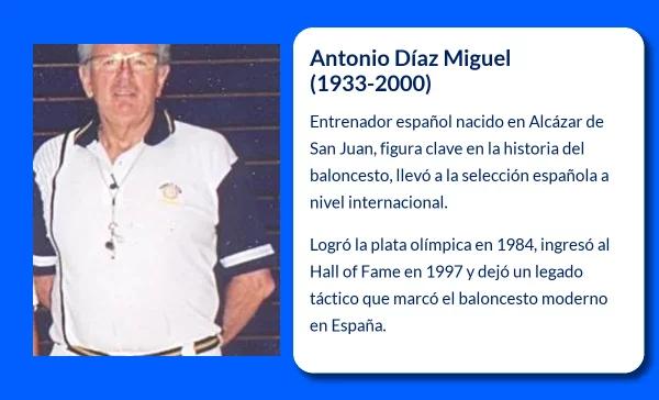 Antonio Díaz Miguel (1933-2000): El arquitecto del baloncesto español