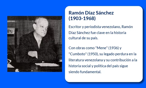 Ramón Díaz Sánchez (1903-1968): El escritor y periodista venezolano que dejó huella en la historia