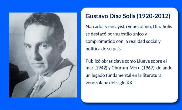 Gustavo Díaz Solís (1920-2012). El narrador que definió la literatura venezolana