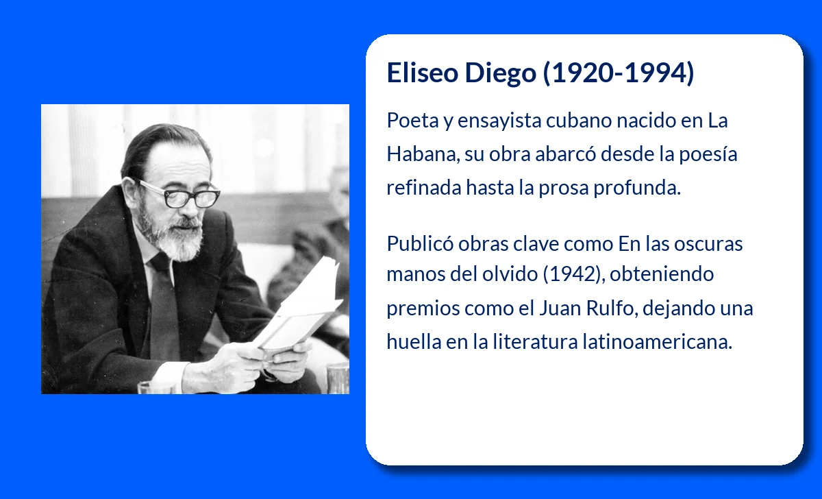 Eliseo Diego (1920-1994). El poeta cubano que inmortalizó la literatura latinoamericana