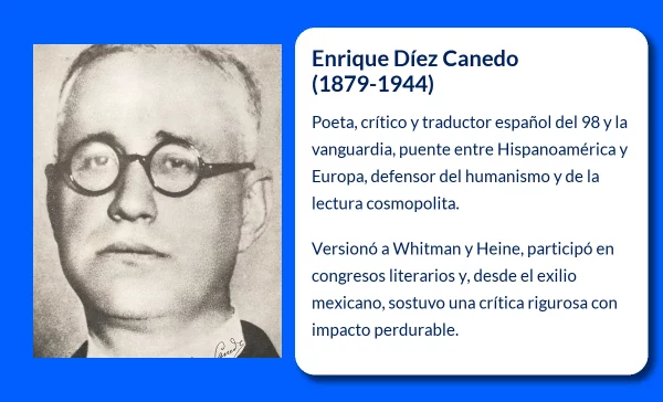 Enrique Díez Canedo (1879-1944). Humanismo