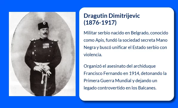 Dragutin Dimitrijevic (1876-1917): El militar que cambió el curso de la historia de los Balcanes