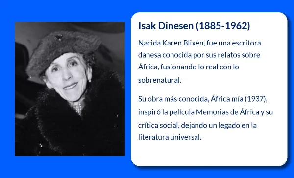 Isak Dinesen (1885-1962): La escritora danesa que narró las leyendas de África