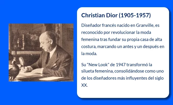 Christian Dior (1905-1957): El genio de la alta costura que revolucionó la moda mundial