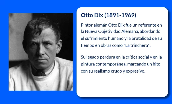 Otto Dix (1891-1969): El pintor de la Nueva Objetividad que capturó el sufrimiento de la guerra