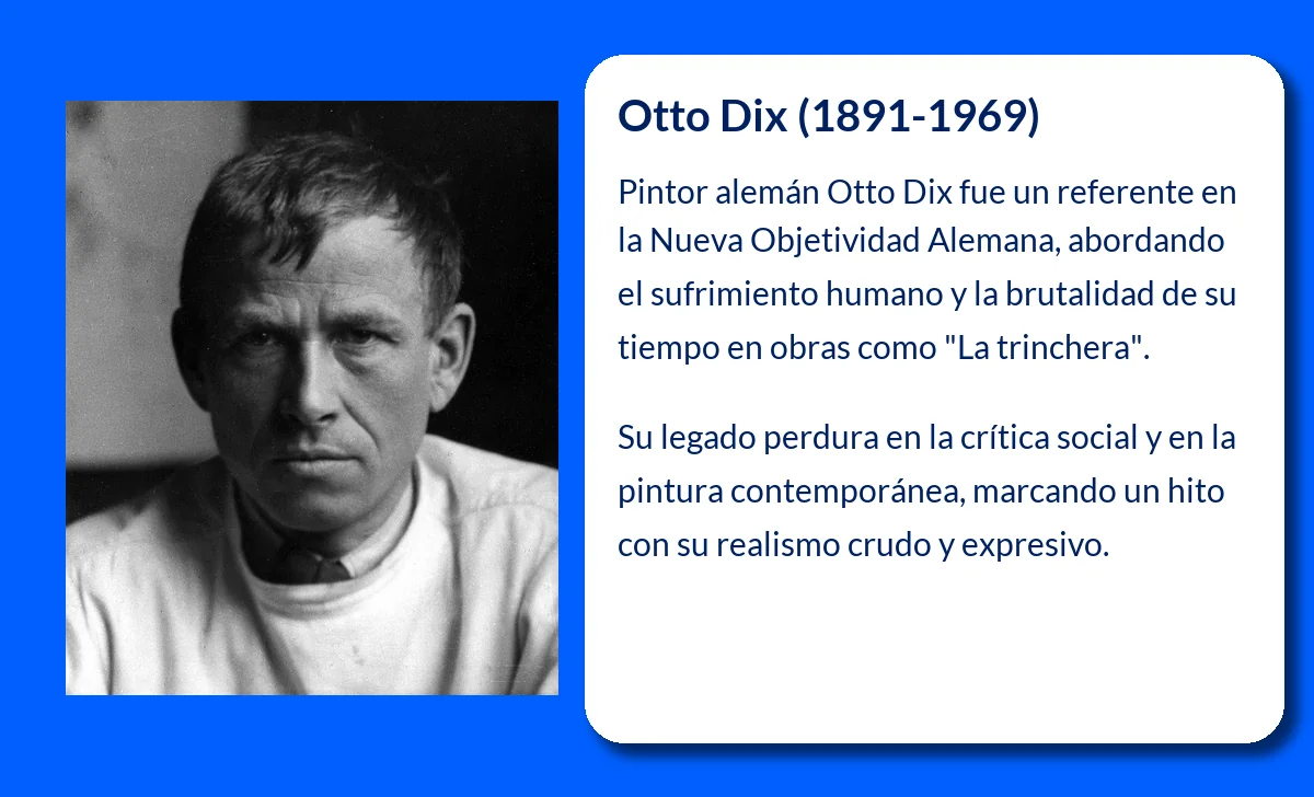 Otto Dix (1891-1969): El pintor de la Nueva Objetividad que capturó el sufrimiento de la guerra